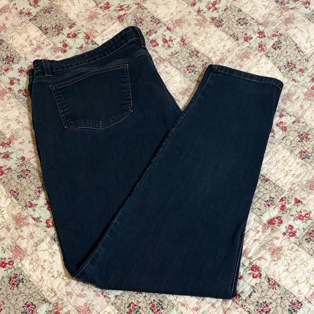 Eileen Fisher Dark Indigo Skinny Jeans